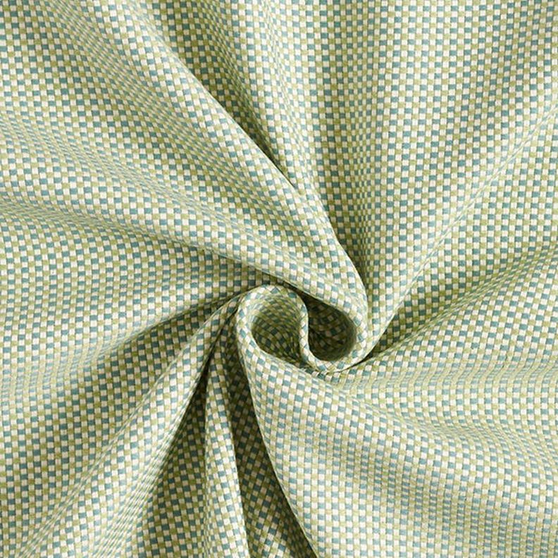 Dekostoff Jacquard Struktur Uni – grün,  image number 3