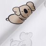 GOTS Baumwolljersey Koala | Poppy Fabrics – weiss/mandel,  thumbnail number 4