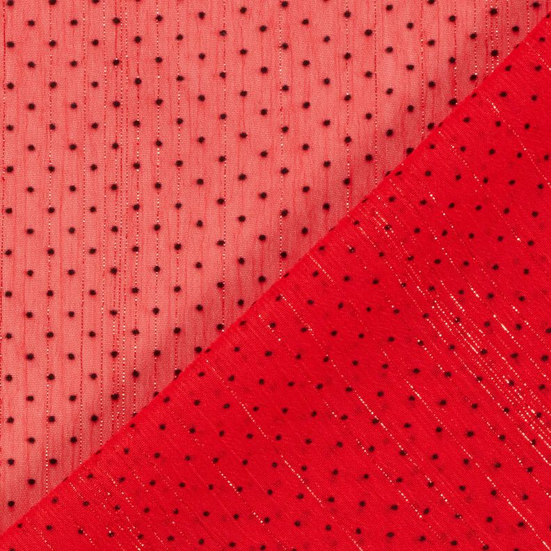 Chiffon Glitzerstreifen und Pünktchen – rot,  image number 4