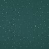 Musselin/ Doppel-Krinkel Gewebe Rechteck Foliendruck | Poppy Fabrics – blautanne/gold metallic,  thumbnail number 1