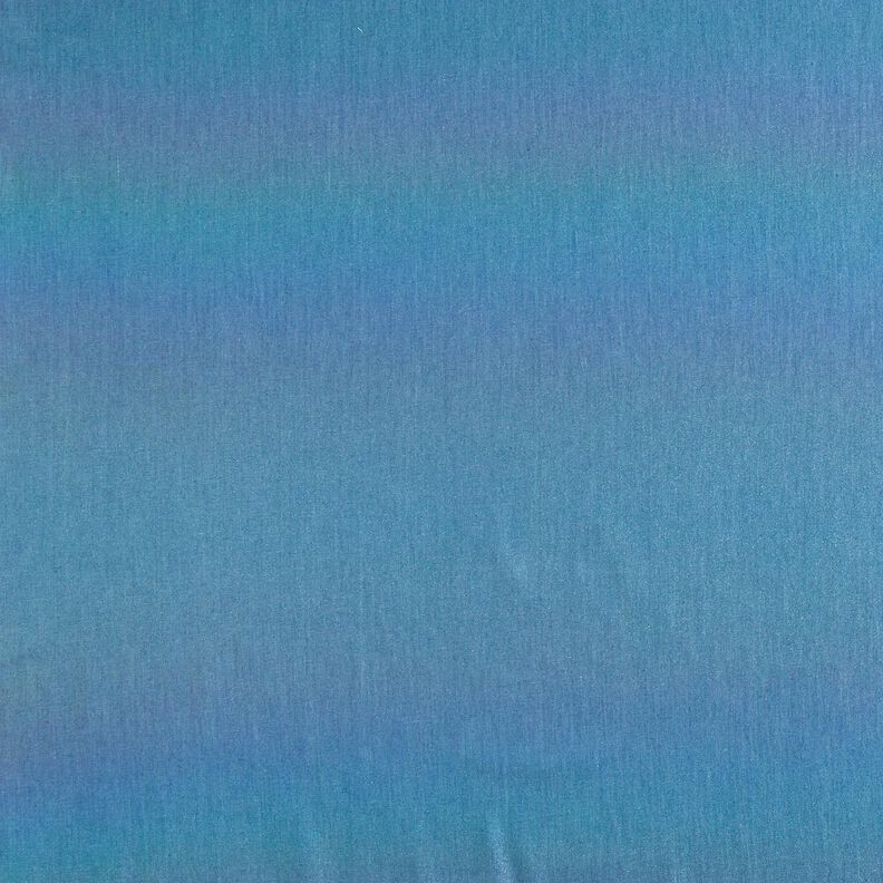 Chambray Regenbogenschimmer Foliendruck | Poppy Fabrics – jeansblau/farbmix,  image number 1