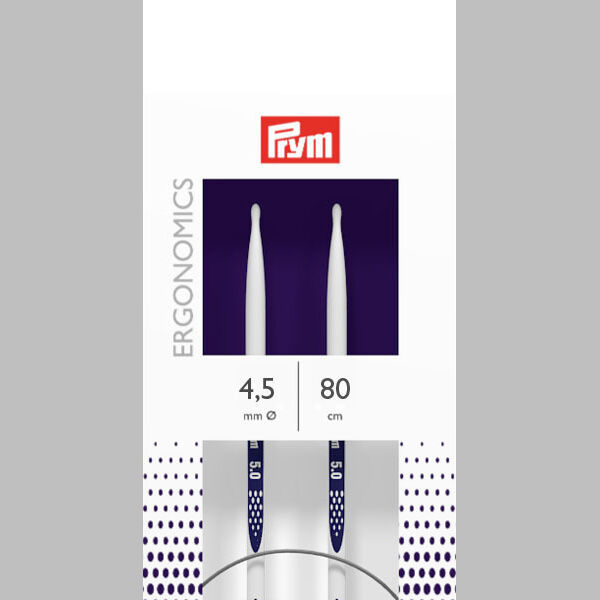 4,5 | 80 cm Rundstricknadel Ergonomics | Prym, image number 2