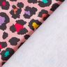 Sweatshirt angeraut buntes Leomuster – rosa,  thumbnail number 4