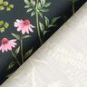 Outdoorstoff Canvas Blätter und Blüten – dunkelgrün/pastellviolett,  thumbnail number 4