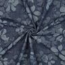 Denim Baumwoll-Mix Blumen – jeansblau,  thumbnail number 3