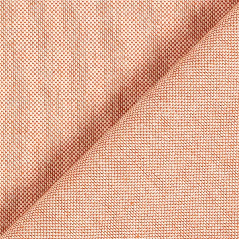 Dekostoff Halbpanama Chambray recycelt – terracotta/natur,  image number 3