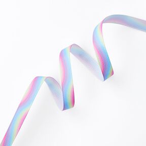 Ripsband Regenbogen Pastell [Ø 25 mm] – flieder, 