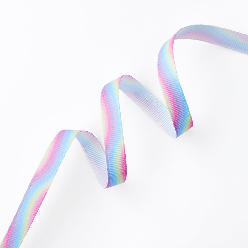 Ripsband Regenbogen Pastell [Ø 25 mm] – flieder,  image number 1