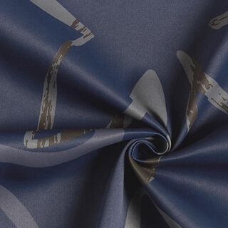 Verdunkelungsstoff Blumingo – marineblau, 