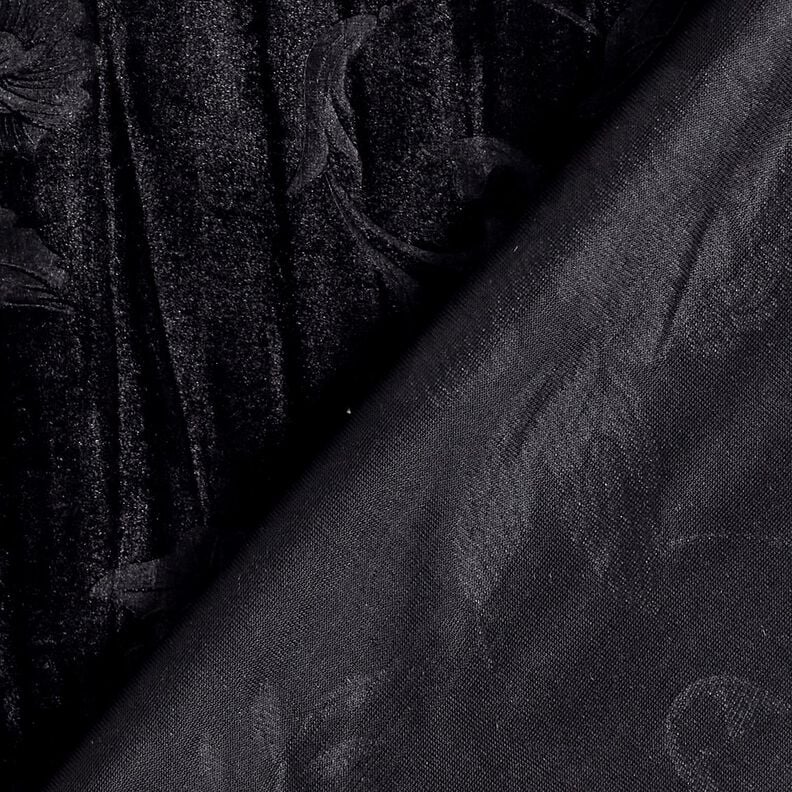 Crashsamt Chrysantheme – schwarz,  image number 4