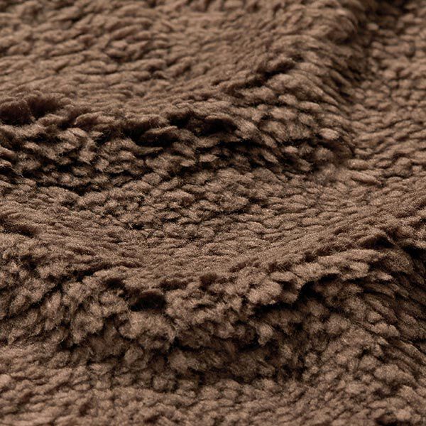 Kunstfell Kuschelteddystoff – schokolade,  image number 2
