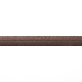 Schrägband Satin [20 mm] – dunkelbraun, 