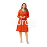 Plus-Size Kleid | Burda 6680 | 46-60,  thumbnail number 3