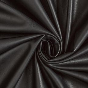 Kunstleder mit Velours Abseite  – schwarz, 