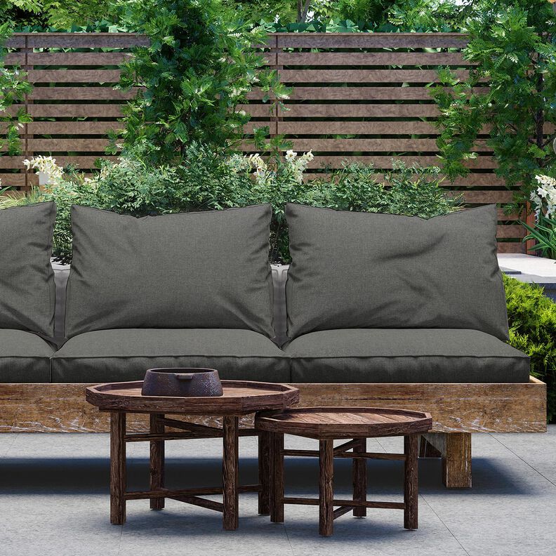 Outdoorstoff Canvas Uni – granit,  image number 5
