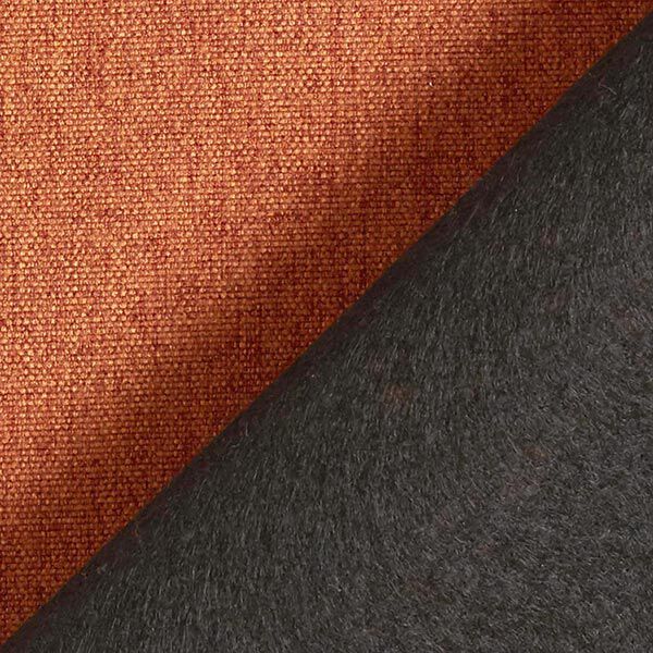 Polsterstoff feine Melange – terracotta | Reststück 100cm