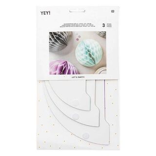 Let‘s Party! Wabenpapier Bälle Pastell | Rico Design, 