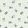 Baumwollstoff Cretonne Knuddel Panda – grün,  thumbnail number 1
