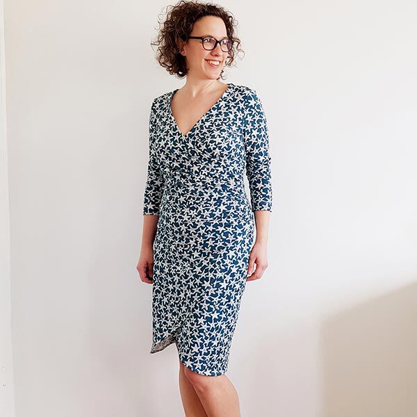 Kleid Wickeloptik | Burda 6829 | 34-44, image number 2
