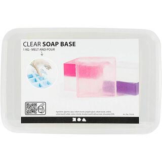 Glycerin-Seifenbasis [1kg] – transparent, 