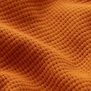 Mini Baumwoll-Waffeljersey Uni – terracotta, 