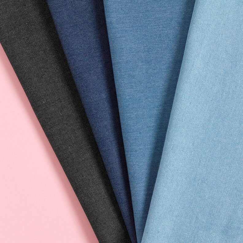 Baumwoll-Denim schwer – jeansblau,  image number 4