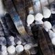 Kunstfell Rippenstruktur Batik – hellgrau/blau,  thumbnail number 3