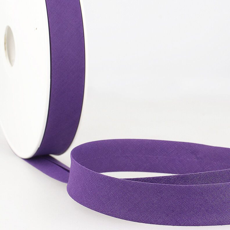 Schrägband Polycotton [20 mm] – lila,  image number 1