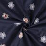 Babycord gestickte Blumen – nachtblau,  thumbnail number 3