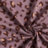 French Terry Leoprint – lila,  thumbnail number 3