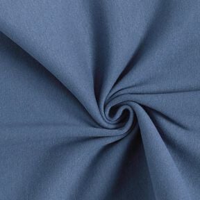 Bündchenstoff Uni – jeansblau, 