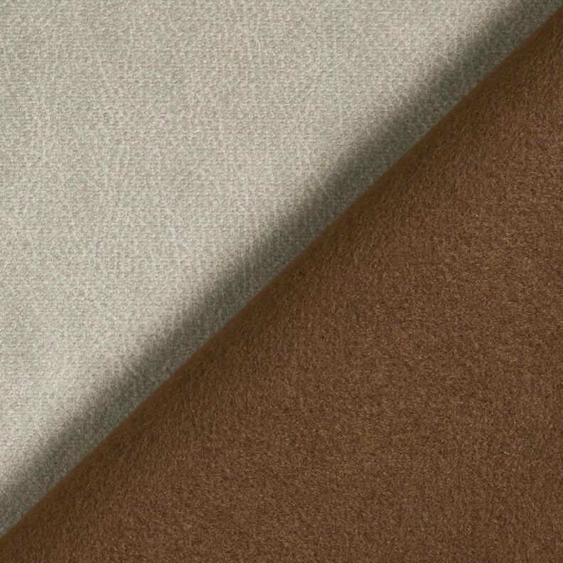 Polsterstoff Samt-Look &ndash; helltaupe,  image number 3