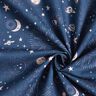 Dekostoff Halbpanama Himmelskörper – marineblau,  thumbnail number 3