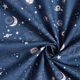Dekostoff Halbpanama Himmelskörper – marineblau,  thumbnail number 3