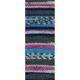 LANDLUST Sockenwolle „Bunte Bänder“, 100g | Lana Grossa – anthrazit/aquablau,  thumbnail number 2