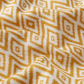 Outdoorstoff Jacquard Ethno – senf, 