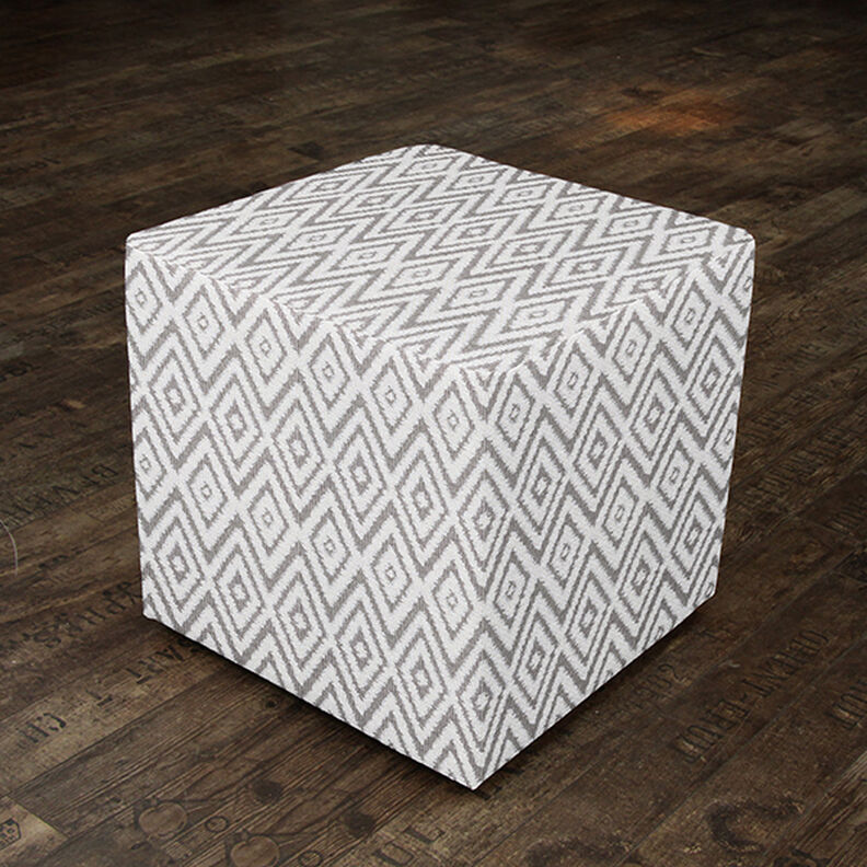 Outdoorstoff Jacquard Ethno – grau,  image number 8