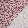 Viskose-Leinen-Mix Leo Print | Poppy Fabrics – hellaltrosa/aubergine,  thumbnail number 4