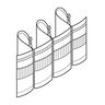 Faltenband 1x, 90 mm – transparent | Gerster,  thumbnail number 5