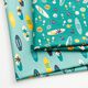 French Terry Sommersweat retro Sommer  | PETIT CITRON – petrol,  thumbnail number 3