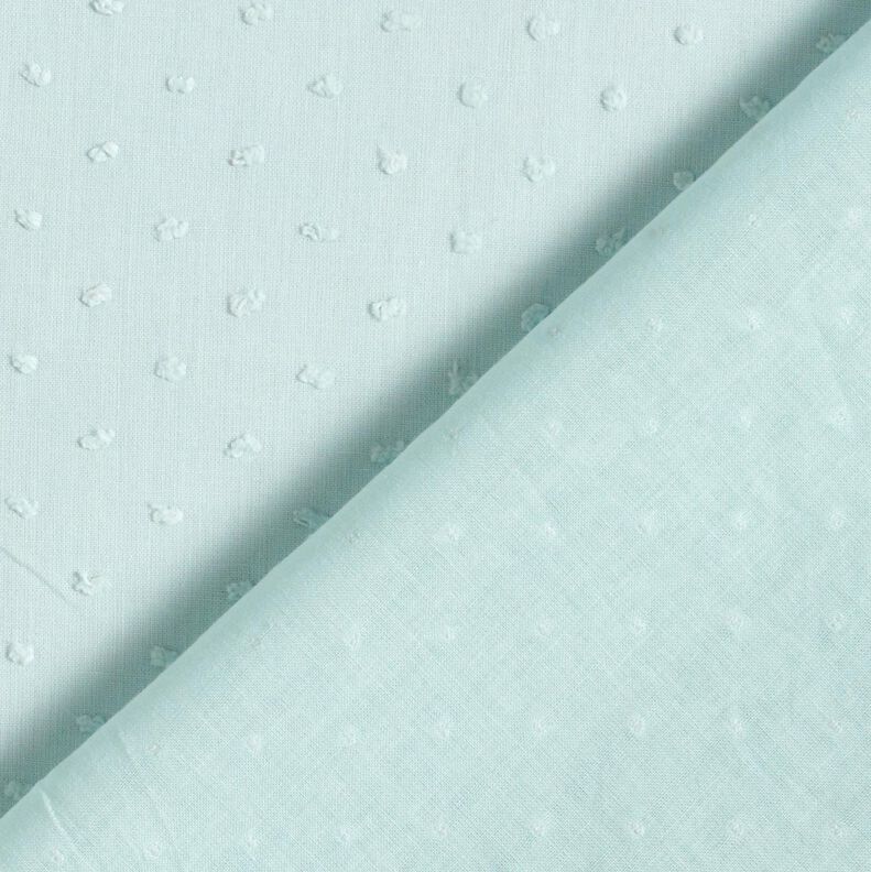Baumwollbatist Dobby – eisblau, image number 3