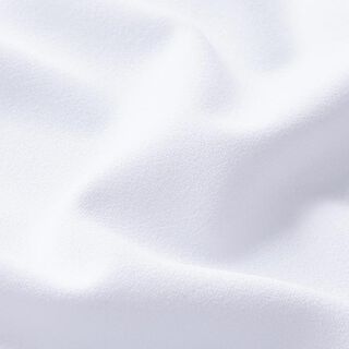 Crêpe Jersey Uni – weiss | Reststück 50cm, 