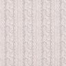 French Terry Sommersweat Zopfmuster Druck – hellbeige,  thumbnail number 1