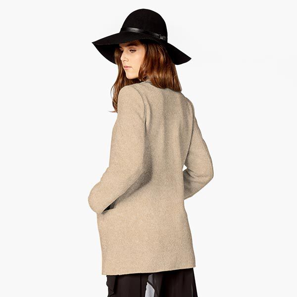 Wollstrick Melange – cashew | Reststück 100cm