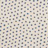 Dekostoff Halbpanama lockere Punkte – blau/cashew,  thumbnail number 1
