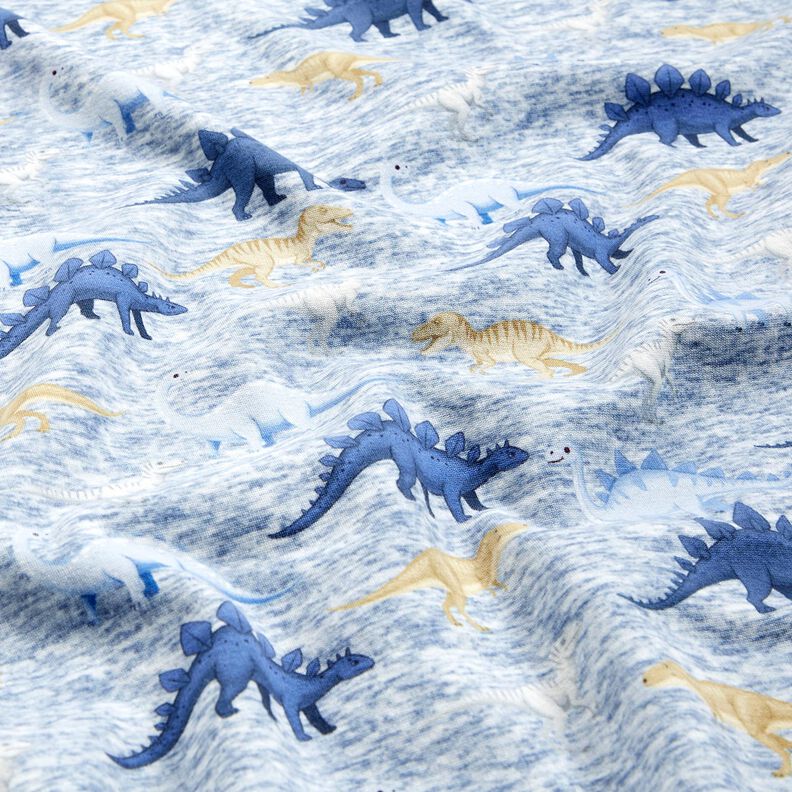 Alpenfleece Dinos – natur/jeansblau, image number 2