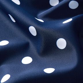 Badeanzugstoff Polkadots – marineblau/weiss, 