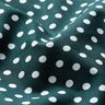 Baumwollpopeline Polka Dots – dunkelgrün/weiss,  thumbnail number 2