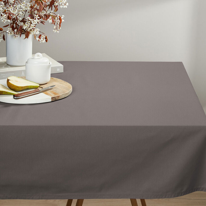Baumwollstoff Cretonne Uni – dunkelgrau,  image number 5