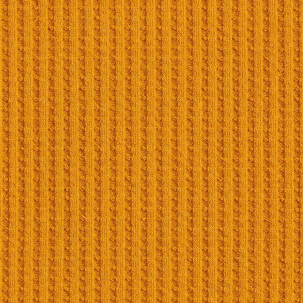 Baumwoll-Waffeljersey Uni – currygelb,  image number 4